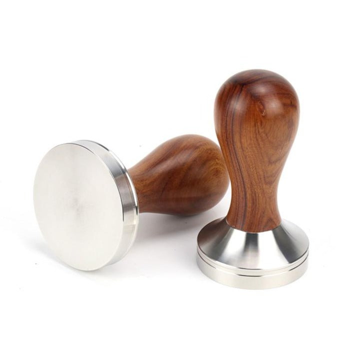 58mm Coffee Tamper - Almond Solid Wood - Barista Grade